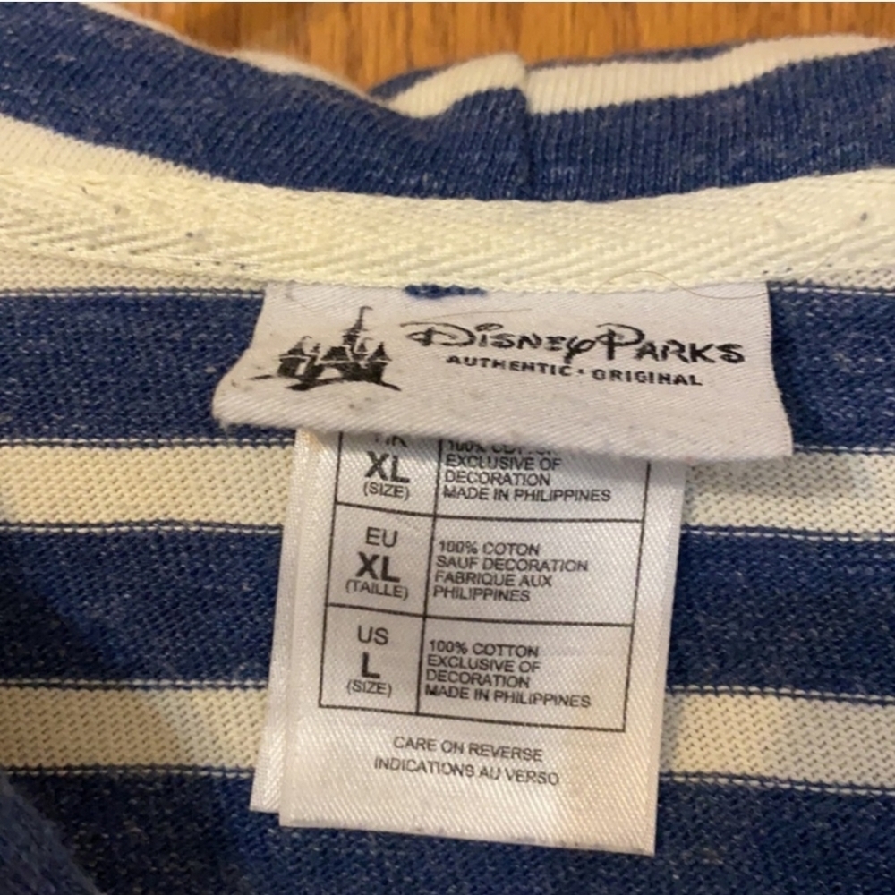Unisex Striped Disneyland Hoodie - Picture 4 of 10